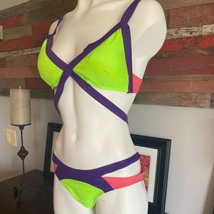 Two piece swim suit